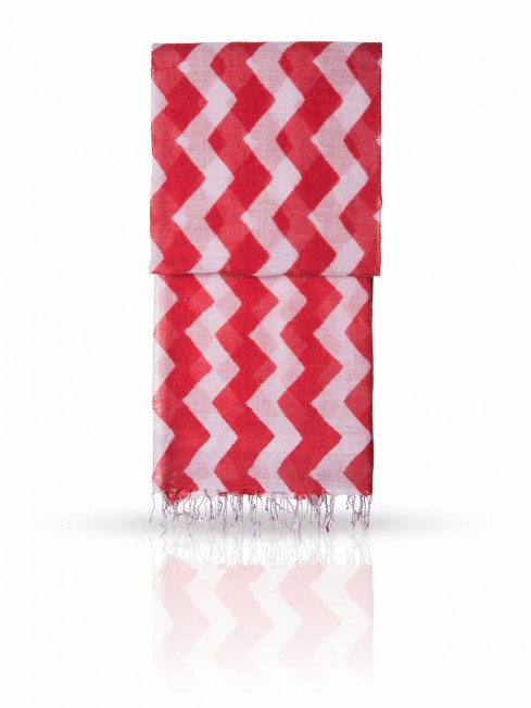 Палантин Женский ZW-ZIGZAG/RED